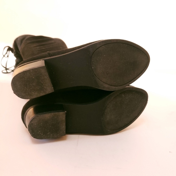 JustFab Over-The-Knee Suede-like Boot - Picture 9 of 15